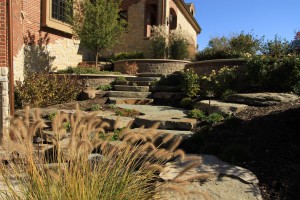 front yard landscaping steps